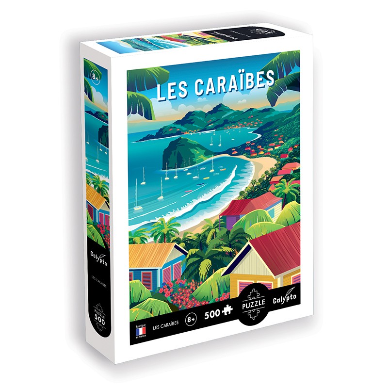 Puzzles 500 pieces 480X330mm - Les Caraïbes SENTOSPHERE