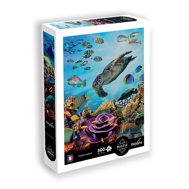 Puzzles 500 pièces XL 685X480mm Fonds Marins SENTOSPHERE
