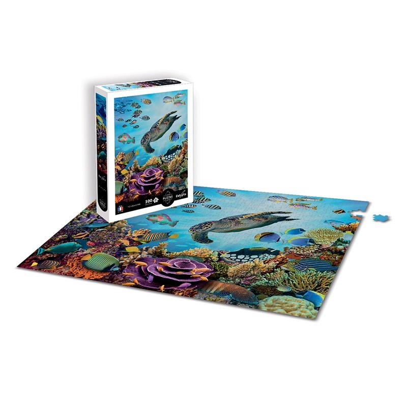Puzzles 500 pièces XL 685X480mm Fonds Marins SENTOSPHERE