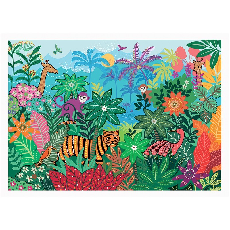 Puzzle 54 pièces - Petite Jungle SENTOSPHERE
