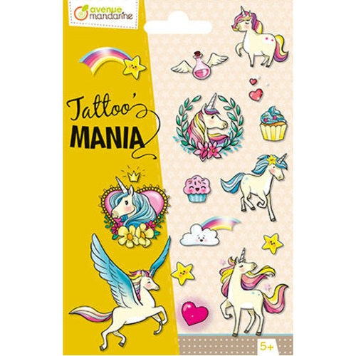 Tattoo Mania, Licorne / Magie MY MANDARINE