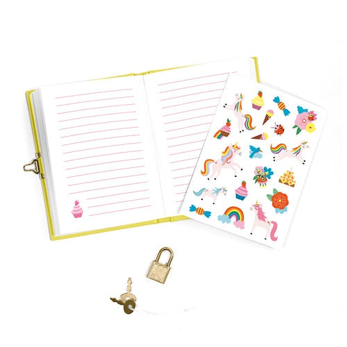 Journal Secret, Licornes 11X2X14Cm MY MANDARINE