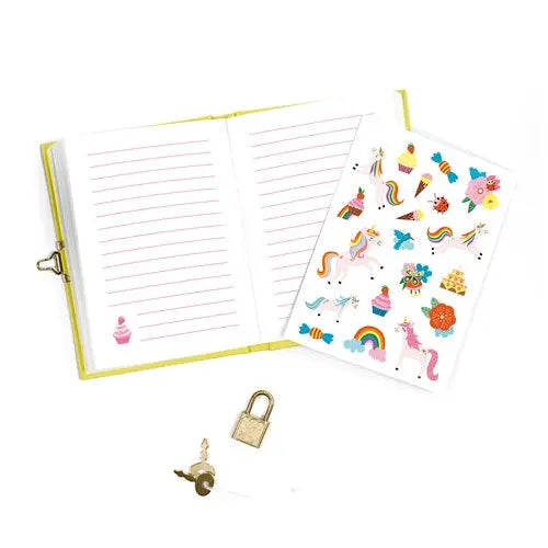Journal Secret, Licornes 11X2X14Cm MY MANDARINE