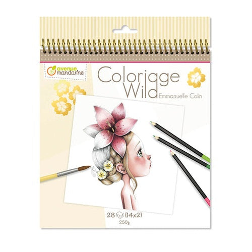 Livre de coloriage sauvage 1 MY MANDARINE