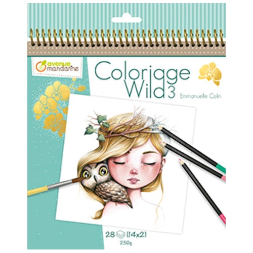 Livre de coloriage sauvage 3 MY MANDARINE