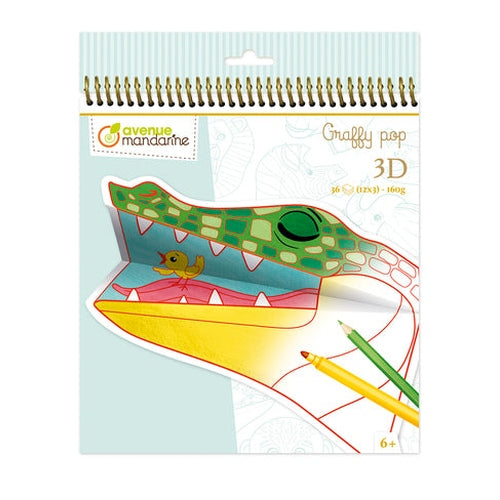 Graffy Animaux de la savane 3D MY MANDARINE