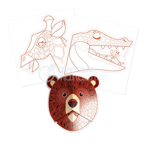 Graffy Animaux de la savane 3D MY MANDARINE
