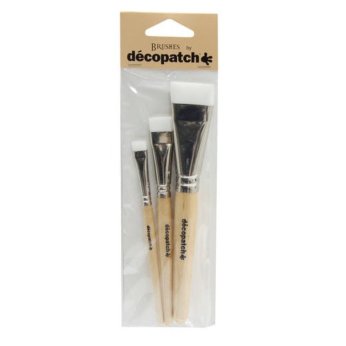 Paquet De 3 Brosses Nylons DECOPATCH