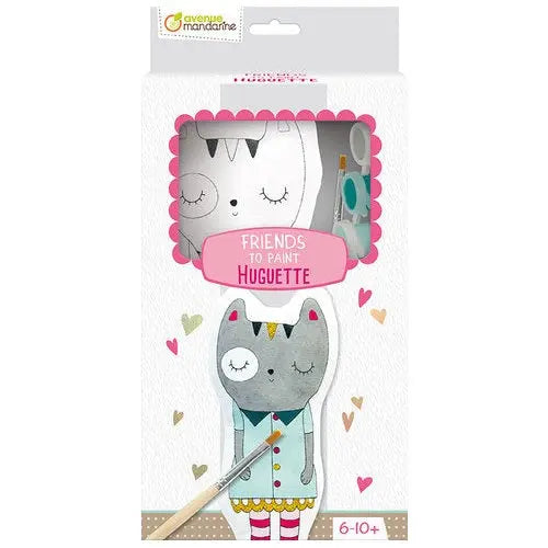 Amis pour peindre Huguette le chat MY MANDARINE